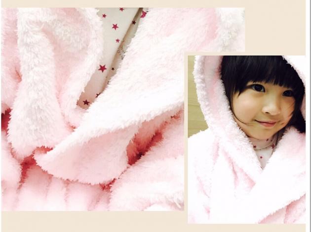 Kid's Hooded Bathrobe 7~15years 3