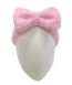 Fluffy Hair Band with bow decoration